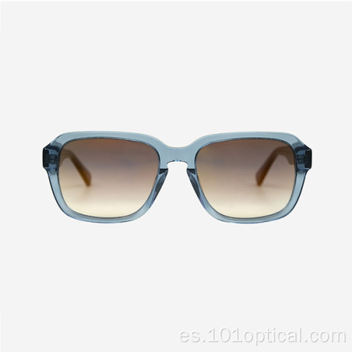 Gafas de sol de mujer rectangulares de acetato de diseño